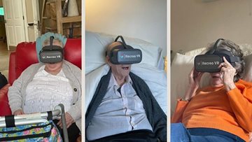 Residents at Pontefract care home experience virtual reality